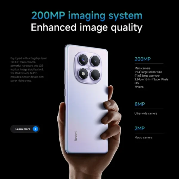 Xiaomi Redmi Note 14 Pro 4G - Image 3